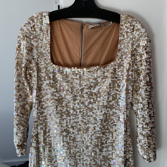 Alice and Olivia Sequenced Mini Dress - Picture 4 of 4